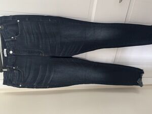 Good American Good Leg Womens Jeans Size 18 Stretch Frayed Hem